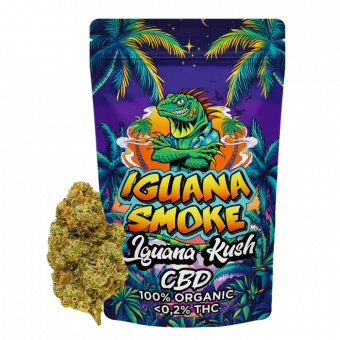 Flor de CBD Iguana Kush desde 2,2€/gr