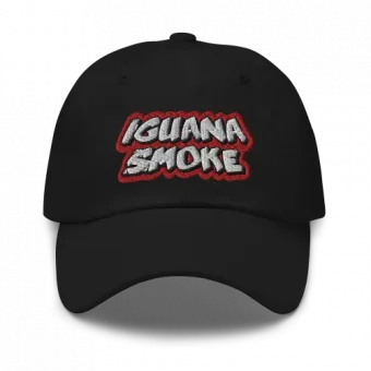 baseball cap black iguana