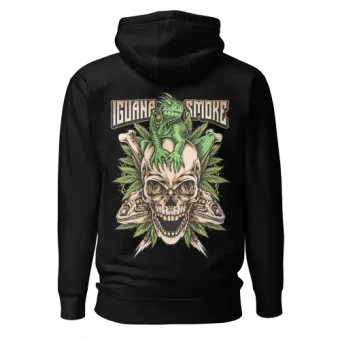 sudadera iguana rock negra