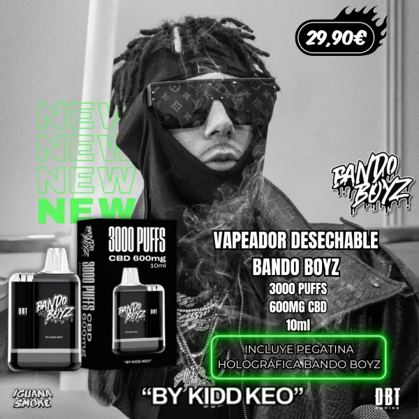 Bando Boyz CBD Vape by Kidd Keo - Imagen 4