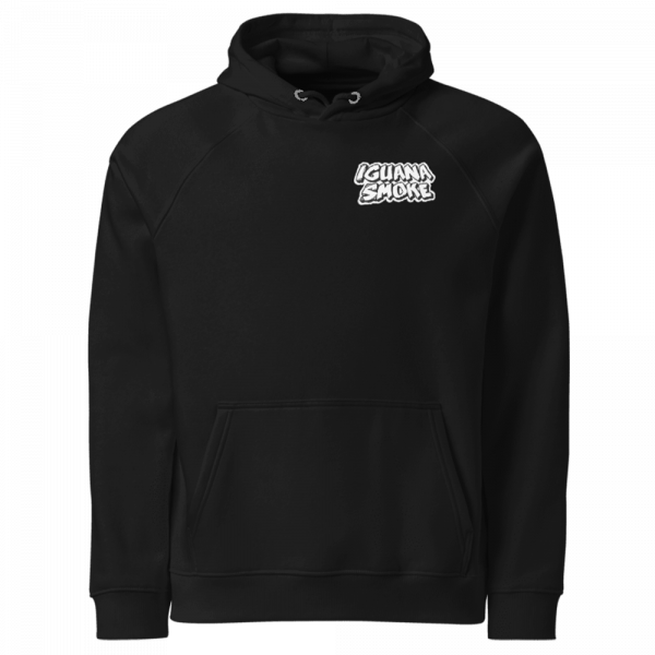 Sudadera Sport Negra Iguana Smoke (B&W) - Imagen 2