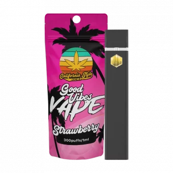 Vaper STV - Good Vibes Strawberry 1ml (Sativanol)